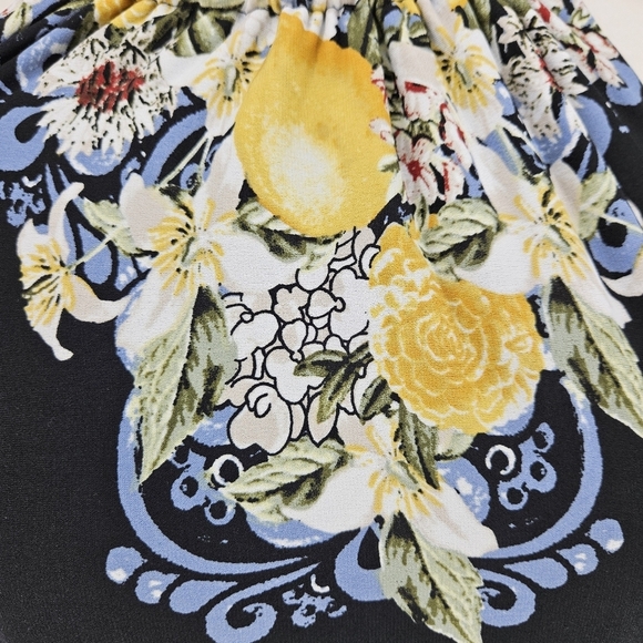 White House Black Market Reversible Sheath Dress Lemon Sleeveless Halter Small - Picture 3 of 13